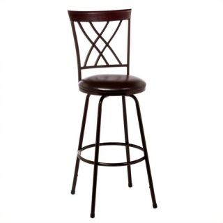 Hillsdale Northland 30" Swivel Bar Stool in Brown Cherry   5350 831