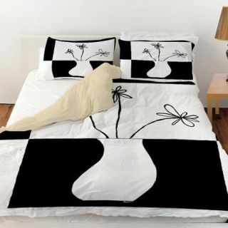 Thumbprintz Minimalist Flower in Vase 4 Duvet Cover