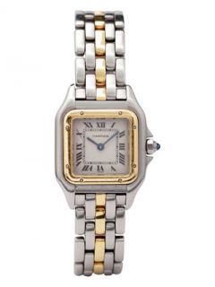 Cartier Ladies Two Tone Panthere Watch, 22mm by Cartier