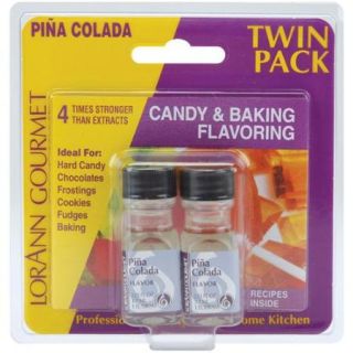 Candy & Baking Flavoring .125 Ounce Bottle 2/Pkg Pina Colada