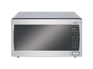 Open Box Panasonic 1250 Watts Luxury Full Size Microwave Oven NN T995SF Sensor Cook Stainless Steel