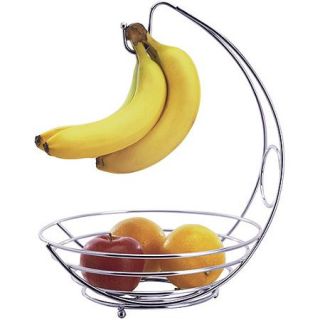 Progressive International Fruit Bowl with Hook, Chrome Wire