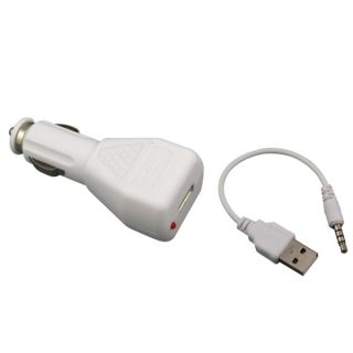 INSTEN Tape Cassette Adapter/ Car Charger for Apple iPod/ iPhone 3GS