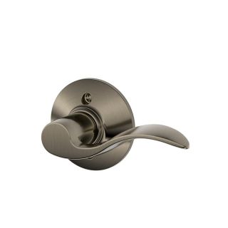 Schlage Accent Antique Pewter Right Handed Dummy Door Lever