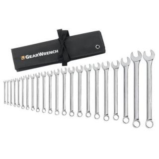 GearWrench Metric Combination Wrench Set with Roll (22 Piece) 81916