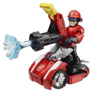 Transformers Rescue Bots Playskool Heroes Cody Burns and Rescue Hose