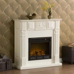 Banton Ivory Electric Fireplace  ™ Shopping   Great Deals