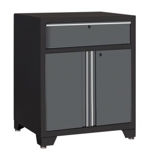 NewAge Products Pro Series Grey One Drawer with 2 door Base Cabinet
