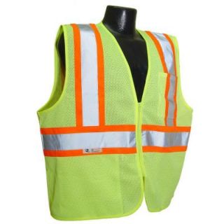 Radians Fire Retardant with Contrast green Mesh Med Safety Vest SV225 2ZGM M