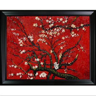 Vincent Van Gogh Branches Of An Almond Tree In Blossom (Red) Hand