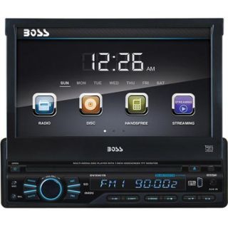 Boss Audio BV9967B   1 DIN In Dash DVD/CD Receiver with 7"" LCD & Built in Bluetooth