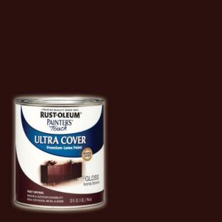 Rust Oleum Painter's Touch 32 oz. Ultra Cover Gloss Kona Brown General Purpose Paint 1977502
