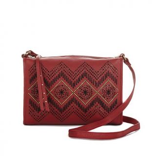 Sharif Nappa Leather Laced Tribal Crossbody   7977826