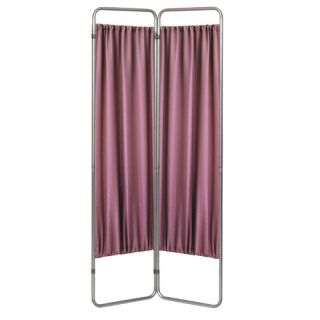 68 x 27 Economy Folding Screen Frame 2 Panel Room Divider by Omnimed