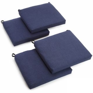 Blazing Needles 20 inch Outdoor Spun Poly Cushions (Set of 4)