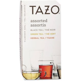 Tazo Assorted Black, Green, and Herbal Tea Bags, 24 count