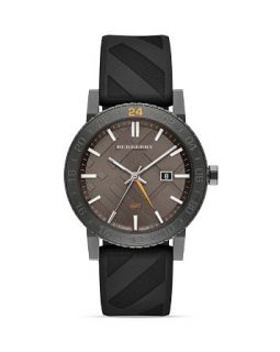 Burberry Gray Sport Watch with Black Strap, 42mm