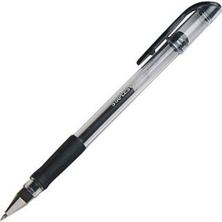 Gel Stick Pens, Medium Point, Black, Dozen (11246 CC)