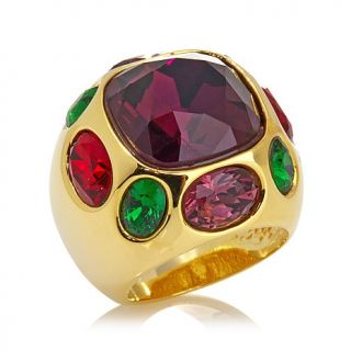 Real Collectibles by Adrienne® Jeweled Dome Multicolor Stone Goldtone Dome    7809403