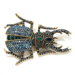 Heidi Daus "Beetle Mania" Crystal Pin   7567723