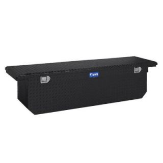 UWS 69 in. Aluminum Black Single Lid Crossover Tool Box with Deep Low Profile TBSD 69 LP BLK