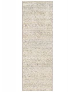 Couristan Runner Rug, Taylor Capella Ivory Light Grey 27 x 710