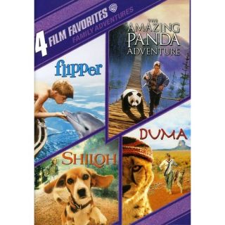 4 Film Favorites Family Adventures Flipper / Amazing Panda Adventure / Shiloh / Duma
