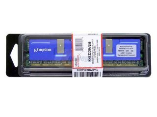 HyperX 256MB 184 Pin DDR SDRAM DDR 400 (PC 3200) Desktop Memory Model KHX3200A/256