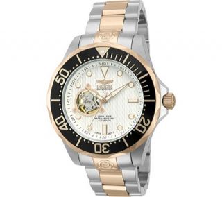 Mens Invicta Pro Diver 13707   Rose Gold Stainless Steel/White
