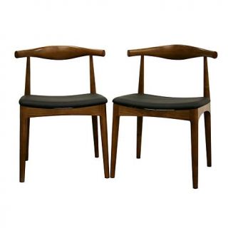 Sonore Solid Wood Mid Century Style Accent Dining Chair Set of 2   6439708