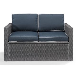 Brayden Studio Palm Harbor Loveseat with Cushion