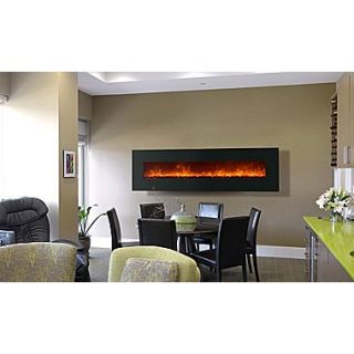 Dynasty Wall Mount Electric Fireplace; 26.25 H x 94.38 W x 6.5 D