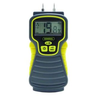 General Tools Pin Type Digital Moisture Meter with LCD Display MMD4E