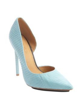 L.A.M.B. Light Blue Embossed Leather 'camryn' Pumps (332381701)