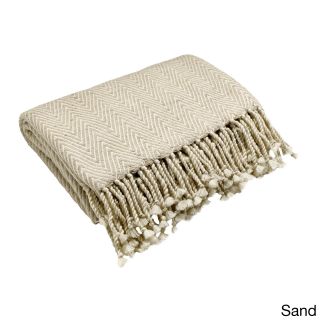 Natural Silk Herringbone Throw Blanket   Shopping   The Best