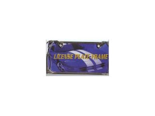 Palm Trees Chrome License Plate Frame Free Screw Caps Included