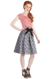 Once Upon a Maritime Skirt  Mod Retro Vintage Skirts
