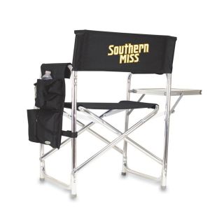 Picnic Time 1 Indoor/Outdoor Aluminum Metallic Southern Miss Golden Eagles Standard Folding Chair