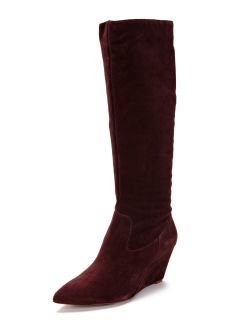Stone Pointed Toe Wedge Boot by Schutz