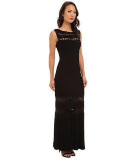 Calvin Klein Gown with Lace Cut Out Skirt