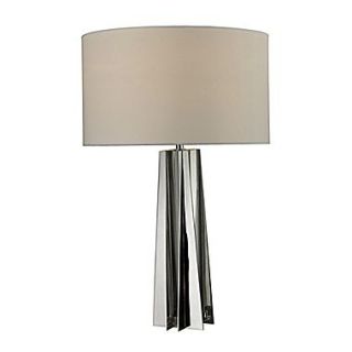 Dimond Lighting Ranick 582D24219 25 Incandescent Table Lamp, Chrome/Clear Crystal