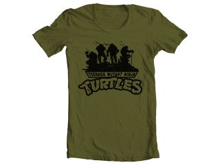 Mixed Tees Mens   Teenage Mutant Ninja Turtles T Shirt, Green, Medium
