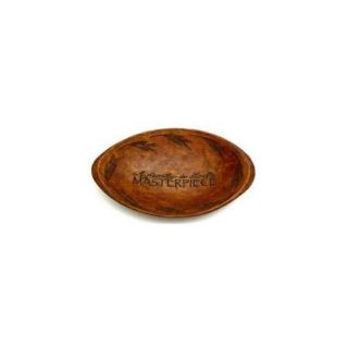 Wood   look Decorative Oval Bowl God's Masterpiece