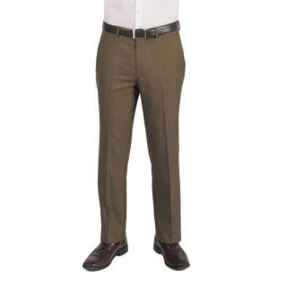 Dockers Performance Mens Graph Texture Straight Fit Solid Walnut Pant
