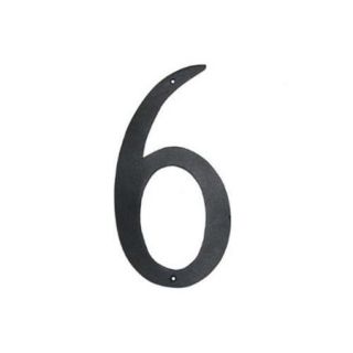 Montague Metal Products CSHN 6 8 8 inch Standard Modern Font Individual House Number 6
