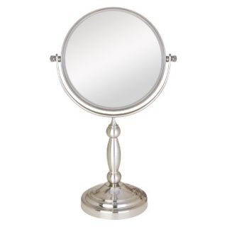 Zadro Two Sided Swivel Vanity Mirror   1X & 10X Magnification