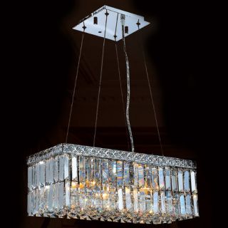 Worldwide Lighting Cascade 4 Light Crystal Chandelier