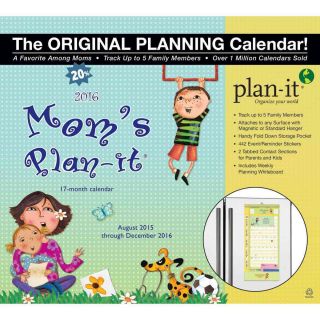 Moms Plan it Plus 17 Month 2016 Calendar Magnetic Hanger (Calendar