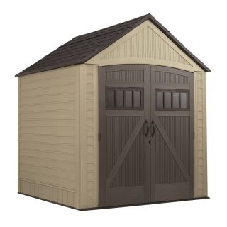 Rubbermaid Roughneck Gable Storage Shed (Common 7 ft x 7 ft; Actual Interior Dimensions 6.7 ft x 6.9 ft)