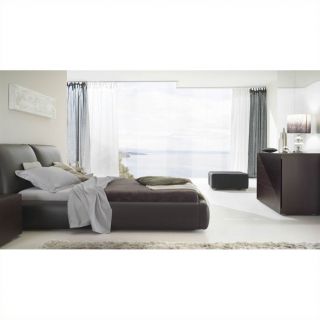 Rossetto Pavo Brown Platform Bed 4 Piece Bedroom Set   4990006053N57 4PcBed PKG